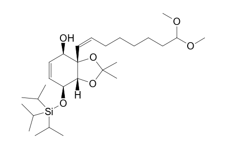 (3aS,4R,7S,7aR)-3a-((Z)-8,8-dimethoxyoct-1-en-1-yl)-2,2-dimethyl-7-((triisopropylsilyl)oxy)-3a,4,7,7a-tetrahydrobenzo[d][1,3]dioxol-4-ol