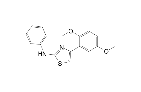 4-(2,5-dimethoxyphenyl)-N-phenyl-1,3-thiazol-2-amine