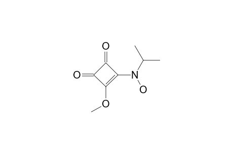 3-METHOXY-4-N-ISOPROPYLHYDROXYLAMINOCYCLOBUT-3-ENE-1,2-DIONE