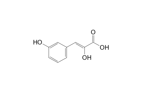 2-Hydroxy-3-(3-hydroxyphenyl)prop-2-enoic acid