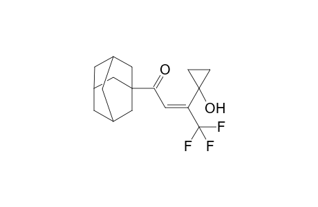 (E)-1-(1-Adamantyl)-4,4,4-trifluoro-3-(1-hydroxycyclopropyl)-2-buten-1-one