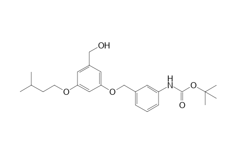 3-(3'-N-BOC-aminobenzyloxy)-5-i-pentyloxybenzyl alcohol