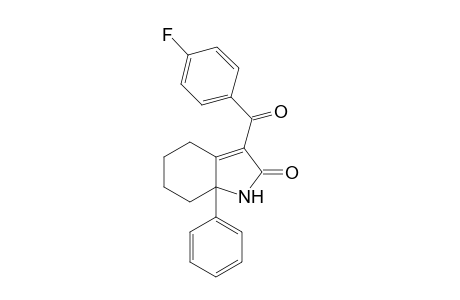 3-(4-Fluorobenzoyl)-7a-phenyl-1,4,5,6,7,7a-hexahydro-2H-indol-2-one