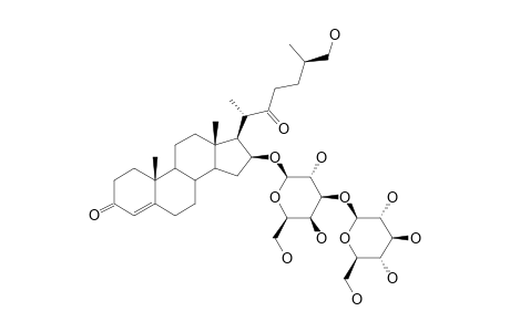 (25S)-16-(S)-[BETA-D-GLUCOPYRANOSYL-(1->3)-BETA-D-GALACTOPYRANOSYLOXY]-26-HYDROXYCHOLEST-4-EN-3,22-DIONE