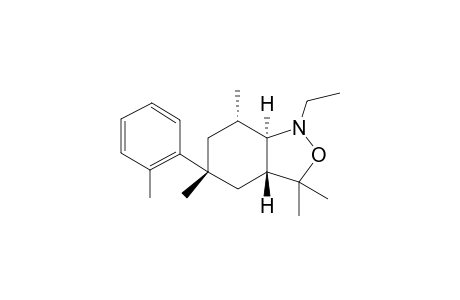 rac-(3aR,5R,7S,7aR)-1-ethyl-3,3,5,7-tetramethyl-5-(o-tolyl)octahydrobenzo[c]isoxazole