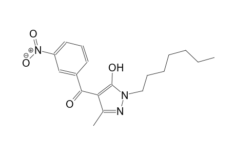 (1-heptyl-5-hydroxy-3-methyl-1H-pyrazol-4-yl)(3-nitrophenyl)methanone