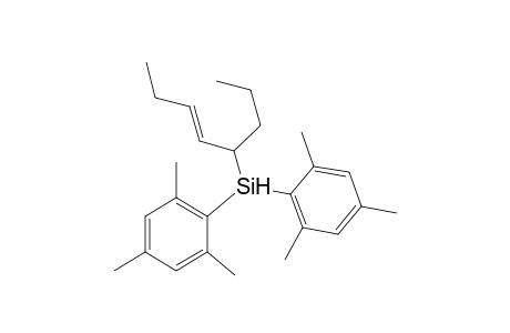 Silane, (1-propyl-2-pentenyl)bis(2,4,6-trimethylphenyl)-