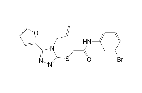 acetamide, N-(3-bromophenyl)-2-[[5-(2-furanyl)-4-(2-propenyl)-4H-1,2,4-triazol-3-yl]thio]-