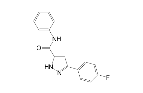 3-(4-fluorophenyl)-N-phenyl-1H-pyrazole-5-carboxamide