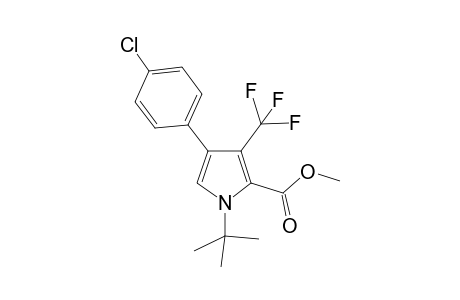 Methyl 1-tert-Butyl-3(4)-trifluoromethyl-4(3)-(4-chlorophenyl)pyrrole-2-carboxylate