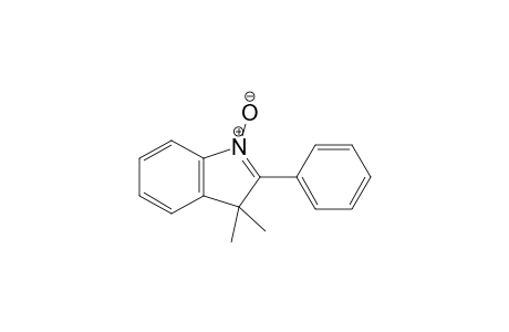 3,3-dimethyl-1-oxidanidyl-2-phenyl-indol-1-ium