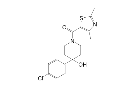 4-piperidinol, 4-(4-chlorophenyl)-1-[(2,4-dimethyl-5-thiazolyl)carbonyl]-