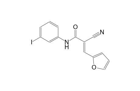 (2E)-2-cyano-3-(2-furyl)-N-(3-iodophenyl)-2-propenamide