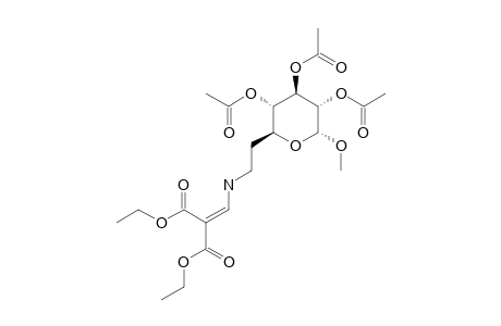 METHYL-2,3,4-TRI-O-ACETYL-6,7-DIDEOXY-7-(2',2'-DIETHOXYCARBONYLVINYL)-AMINO-ALPHA-D-GLUCO-HEPTOPYRANOSIDE