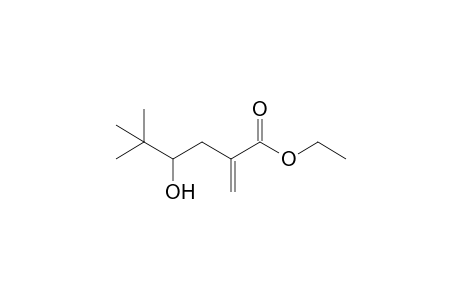 Ethyl 4-hydroxy-2-methylene-5,5-dimethylhexanoate