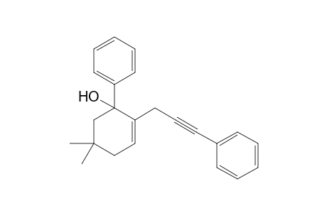 3,3-Dimethyl-6-(3-phenylprop-2-yn-1-yl)-1,2,3,4-tetrahydro-[1,1'-biphenyl]-1-ol