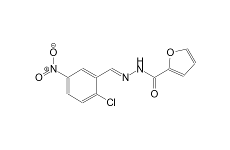 2-furancarboxylic acid, 2-[(E)-(2-chloro-5-nitrophenyl)methylidene]hydrazide