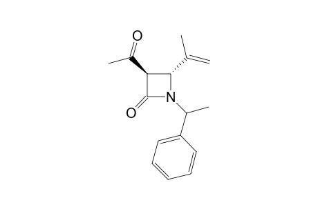 (3R,4R)-3-Acetyl-4-isopropenyl-1-(1-phenyl-ethyl)-azetidin-2-one