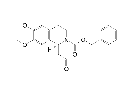 1-(S)-N-Carbobenzyloxy-2-(6,7-dimethoxy-3,4-dihydro-isoquinoline-1-yl)ethanal