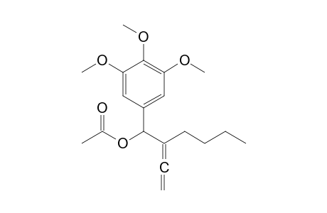1-(3,4,5-Trimethoxyphenyl)-2-vinylidenehexyl Acetate