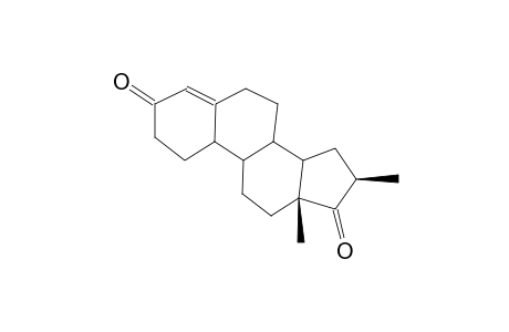 16B-METHYL-3,17-DIOXO-4,5-DEHYDROSTEROIDE