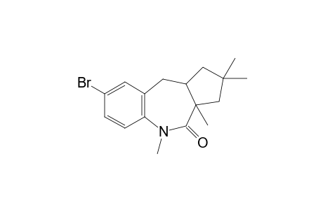8-bromo-2,2,3a,5-tetramethyl-1,3,10,10a-tetrahydrocyclopenta[c][1]benzazepin-4-one