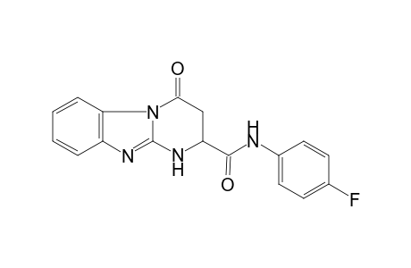 N-(4-fluorophenyl)-13-oxo-1,8,10-triazatricyclo[7.4.0.0(2,7)]trideca-2(7),3,5,8-tetraene-11-carboxamide