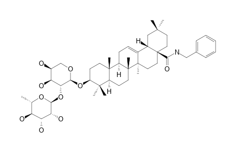 N-BENZYL-OLEANOLIC-AMIDE-3-O-ALPHA-L-RHAMNOPYRANOSYL-(1->2)-ALPHA-L-ARABINOPYRANOSIDE