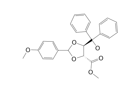 (4-R,3-R)-5-(HYDROXY-(DIPHENYL)-METHYL)-4-METHYLOXYCARBONYL-2-(4-METHOXYPHENYL)-1,3-DIOXOLANE