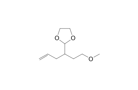 4-(1,3-Dioxolan-2-yl)-6-methoxy-1-hexene