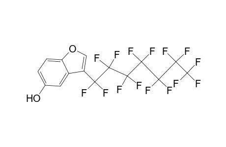 5-Hydroxy-3-(perfluoroheptyl)benzo[b]furan