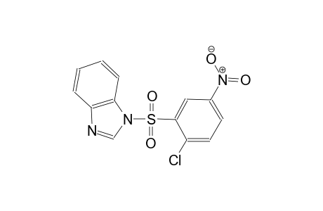 1H-benzimidazole, 1-[(2-chloro-5-nitrophenyl)sulfonyl]-