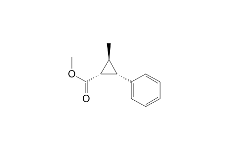 Cyclopropanecarboxylic acid, 2-methyl-3-phenyl-, methyl ester, (1.alpha.,2.beta.,3.alpha.)-