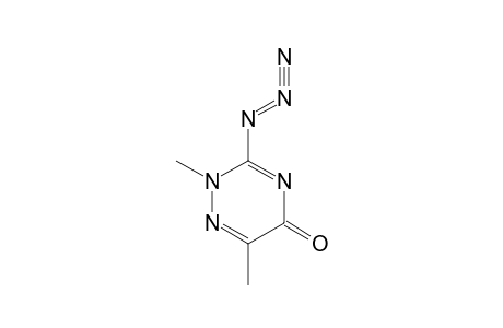 3-AZIDO-2,6-DIMETHYL-as-TRIAZIN-5(2H)-ONE