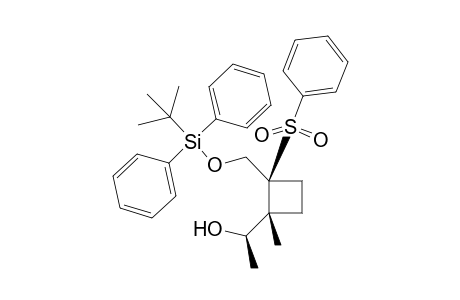 (1R)-1-[(2S)-2-Benzenesulfonyl-2-(tert-butyldiphenylsiloxymethyl-(1R)-1-methylcyclobutyl]ethanol