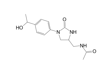 N-[[1-[4-(1-hydroxyethyl)phenyl]-2-keto-imidazolidin-4-yl]methyl]acetamide