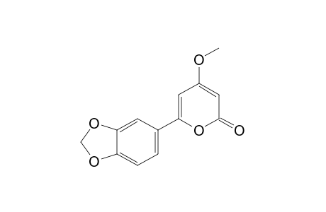 4-methoxy-6-[3,4-(methylenedioxy)phenyl]-2H-pyran-2-one