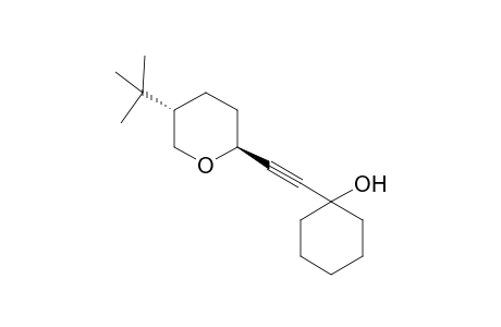 2-[2-(1-Hydroxycyclohexyl)ethynyl)-5-tert-butyltetrahydropyran isomer
