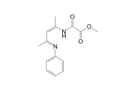 2[[(Methoxycarbonyl)carbonyl]amino]-4-(phenylimino)penta-2,4-diene