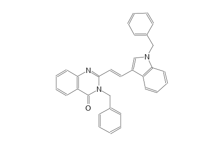 3-benzyl-2-[(E)-2-(1-benzyl-1H-indol-3-yl)ethenyl]-4(3H)-quinazolinone