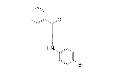 3-(p-BROMOANILINO)ACRYLOPHENONE