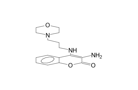 2H-1-benzopyran-2-one, 3-amino-4-[[3-(4-morpholinyl)propyl]amino]-