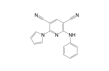 2-Anilino-6-(1H-1-pyrrolyl)-3,5-pyridinedicarbonitrile