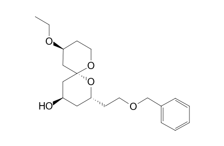 (2R,4R,6R,10S)-2-(2-(Benzyloxy)ethyl)-10-ethoxy-1,7-dioxaspiro[5.5]undecan-4-ol