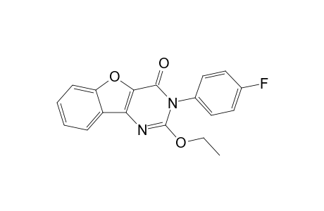 2-Ethoxy-3-(4-fluoro-phenyl)-benzofuro[3,2-d]pyrimidin-4(3H)-one