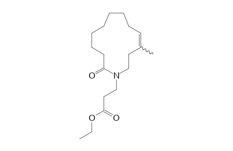 Ethyl 3-(11-Methyl-2-oxoazacyclotridec-10-en-1-yl)propanoate