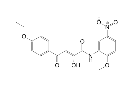 (2Z)-4-(4-ethoxyphenyl)-2-hydroxy-N-(2-methoxy-5-nitrophenyl)-4-oxo-2-butenamide