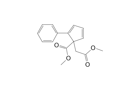 Methyl 1-(2-methoxy-2-oxoethyl)-2-phenylcyclopenta-2,4-dienecarboxylate