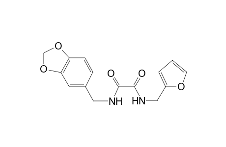 N-Benzo[1,3]dioxol-5-ylmethyl-N'-furan-2-ylmethyl-oxalamide