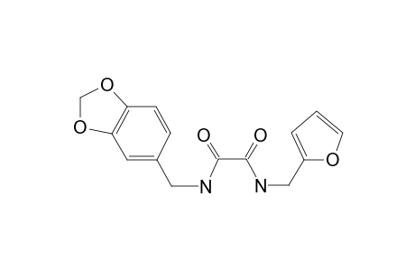 N-Benzo[1,3]dioxol-5-ylmethyl-N'-furan-2-ylmethyl-oxalamide